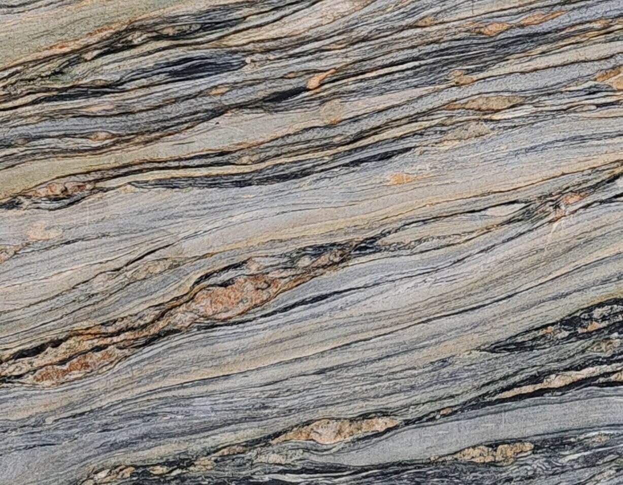 Blue Fusion Natural Quartzite Exotic Stone Slab