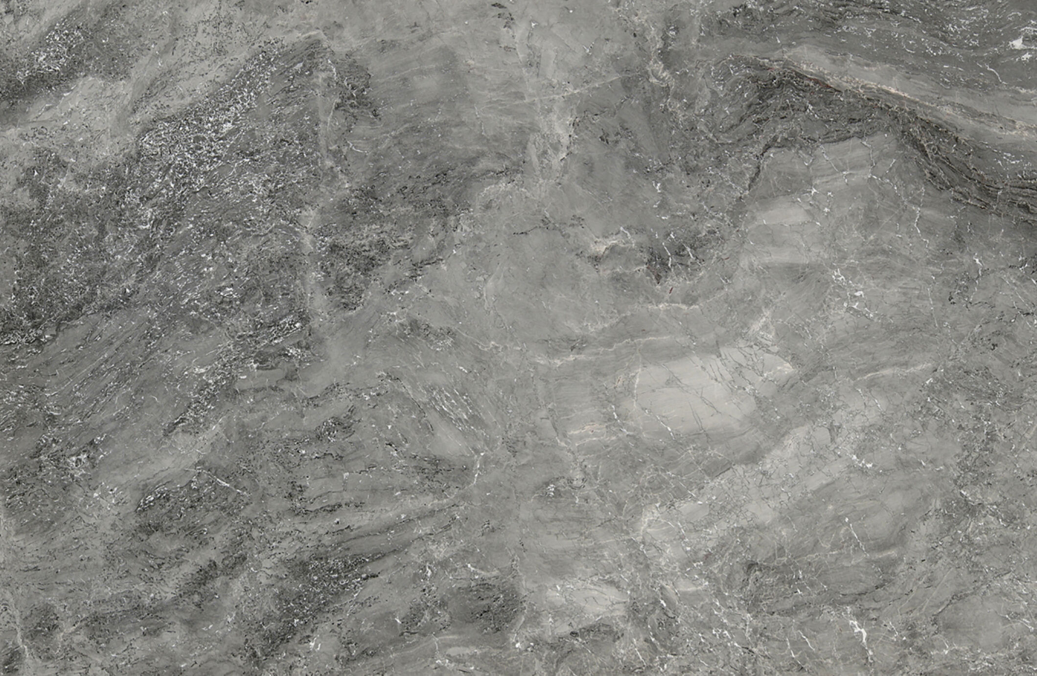 Interstellar Grey Grey Natural Stone Marble with Mottled Texture & Silvery-Grey Speckles