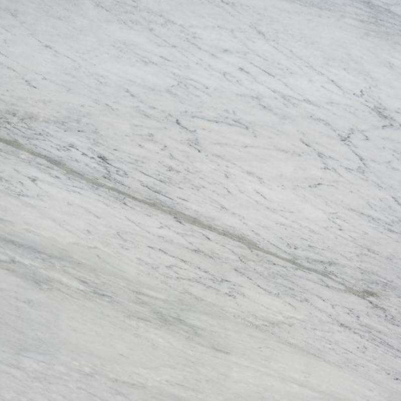 Alps White Natural Stone Marble with Slender Flowing Light Gray Veins