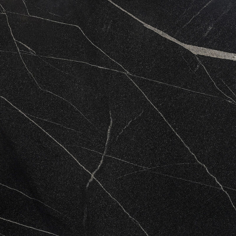 Vincent Black Natural Unique Features Granite Stone Slab