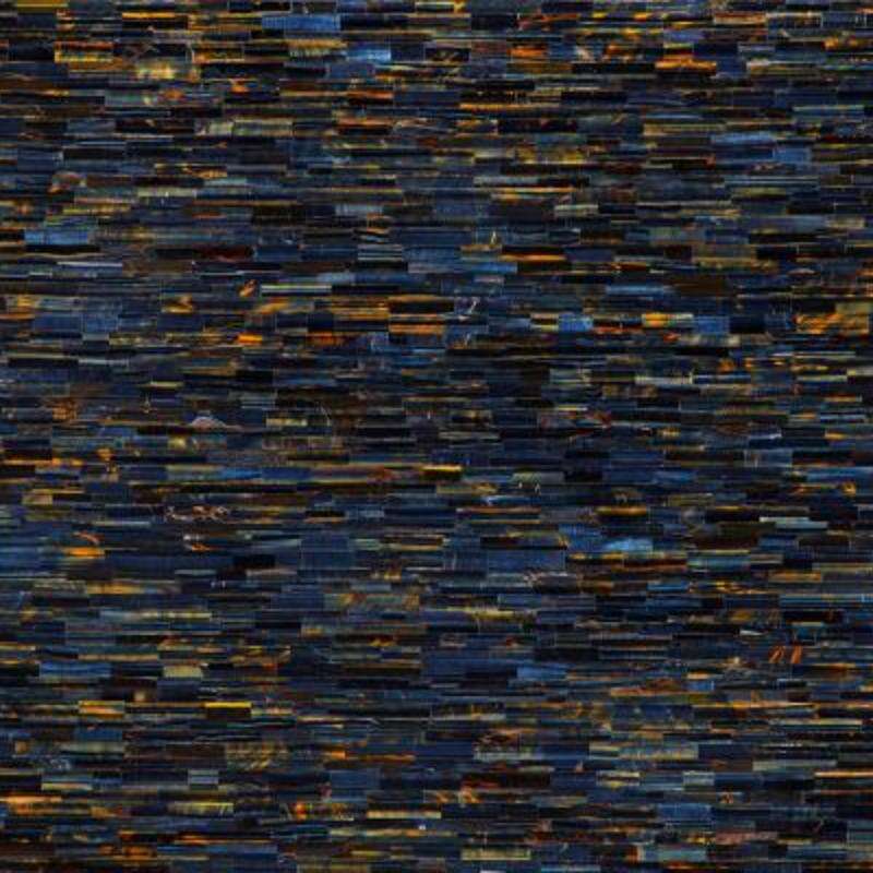 Tiger Eye Yellow Blue Semi Precious Stone Gemstone Slab