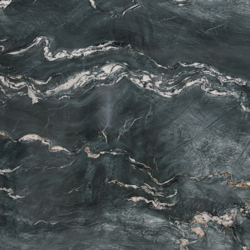 Versace Green Teal Green Natural Stone Marble with White & Light Gold Veins