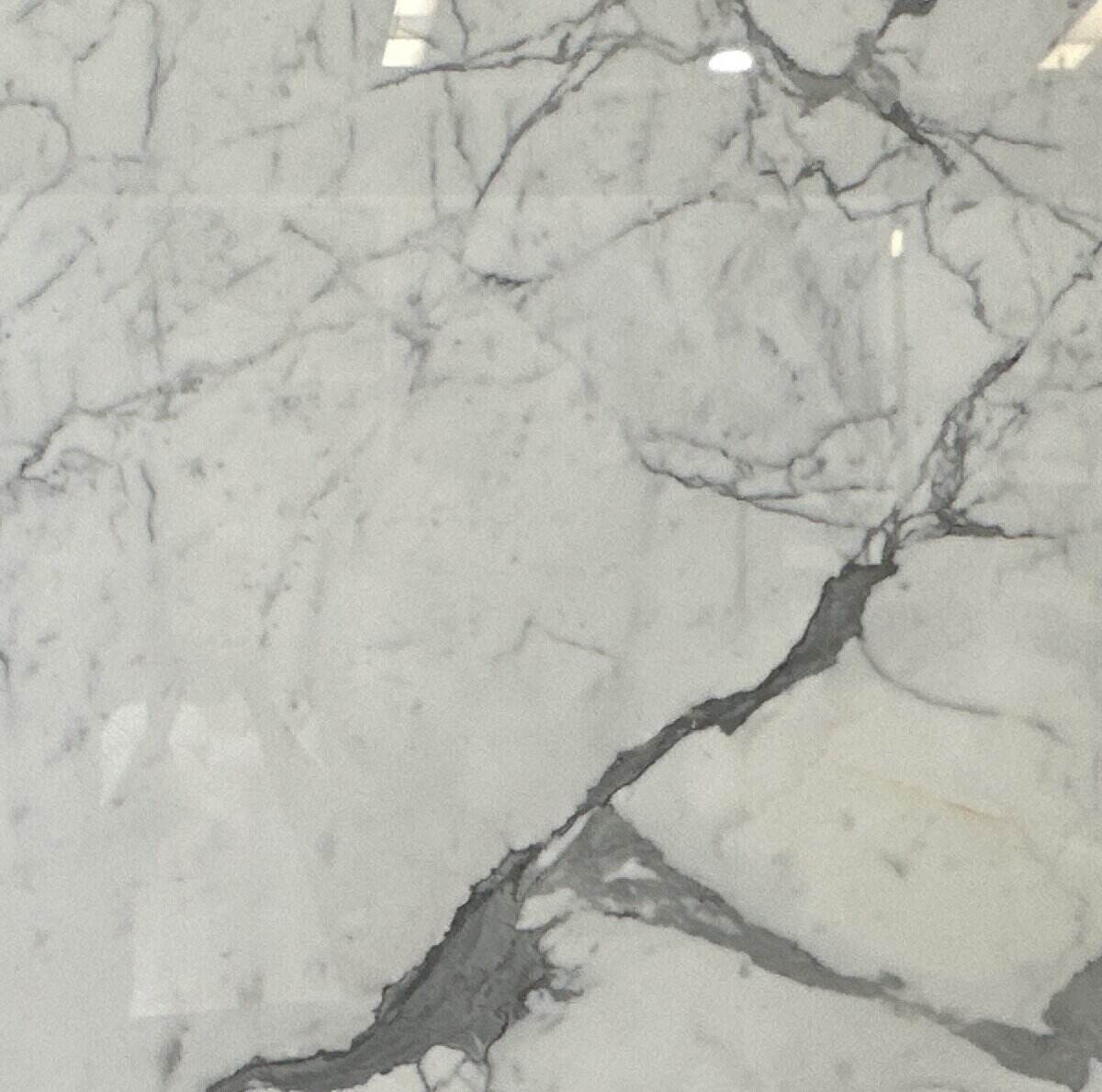 Calacatta White Natural Stone Marble with Gray Vein & Pattern