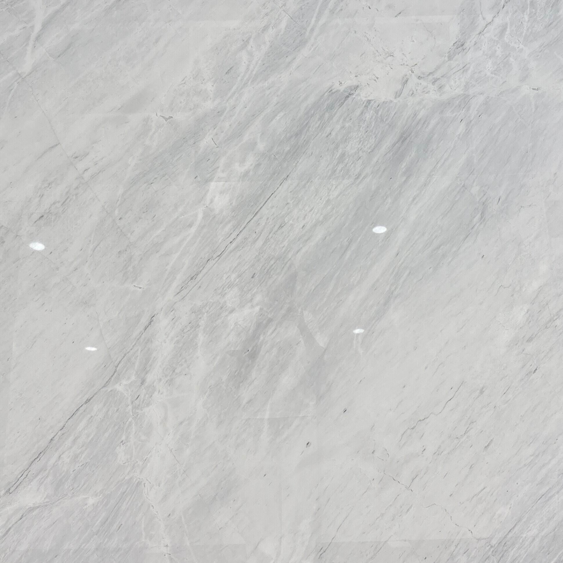 Boyard White White Natural Stone Marble with Grey Veins and Patterns