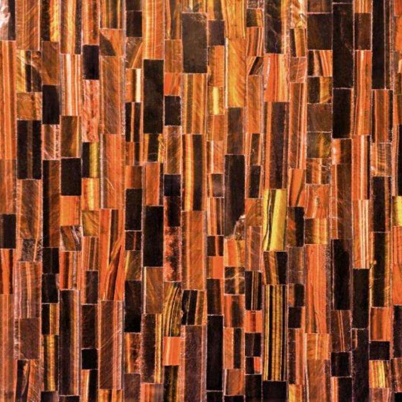 Tiger Eye Red Semi Precious Stone Gemstone Slab