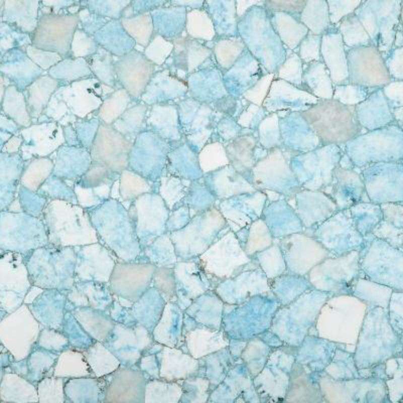 Ice Blue Semi Precious Stone Gemstone Slab