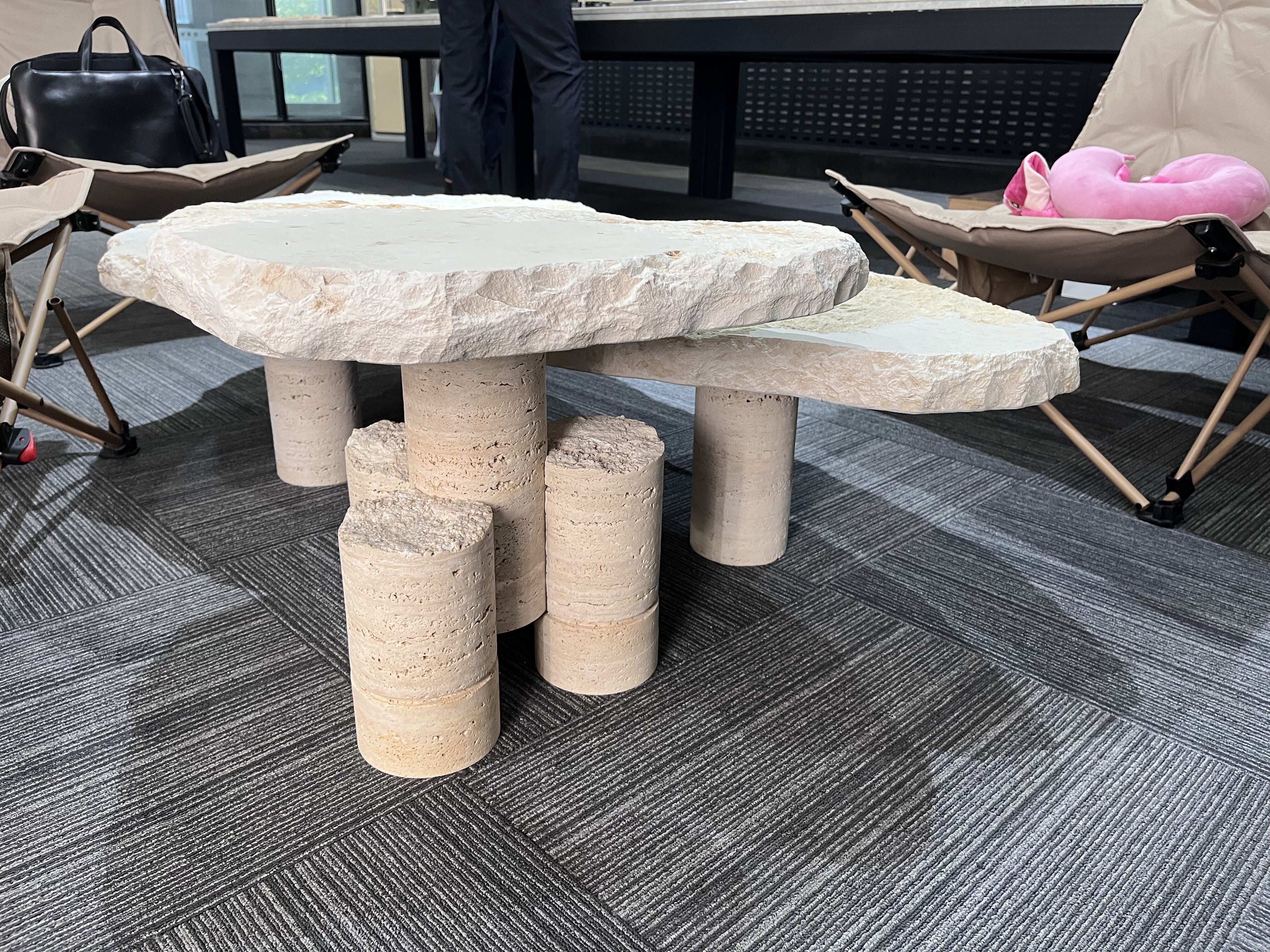 Travertine-Premium Stone Table stone furniture stone artworks
