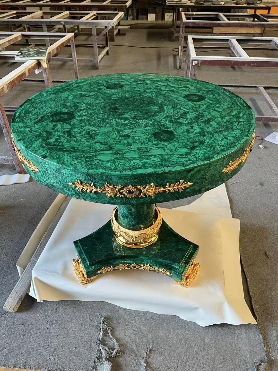 Malachite -Premium Stone Table stone furniture stone artworks