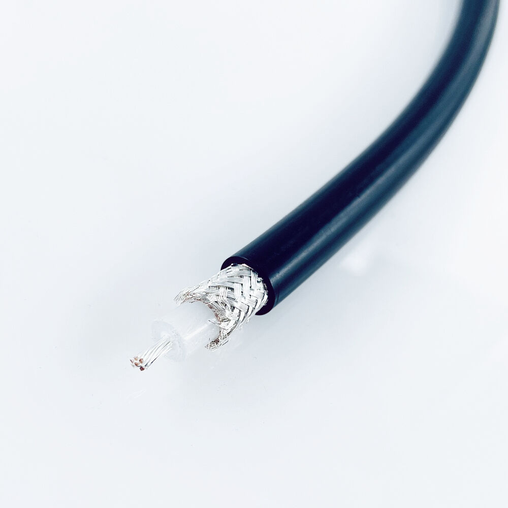Which coaxial cables resist harsh weather for broadcasting use?