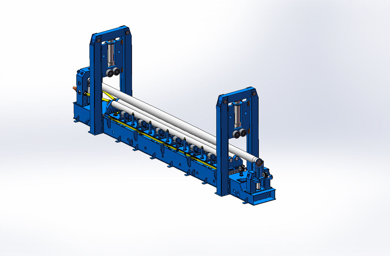 Oil and gas pipeline bending machine