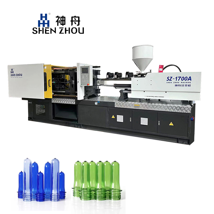 Plastic pet preform injection molding machine