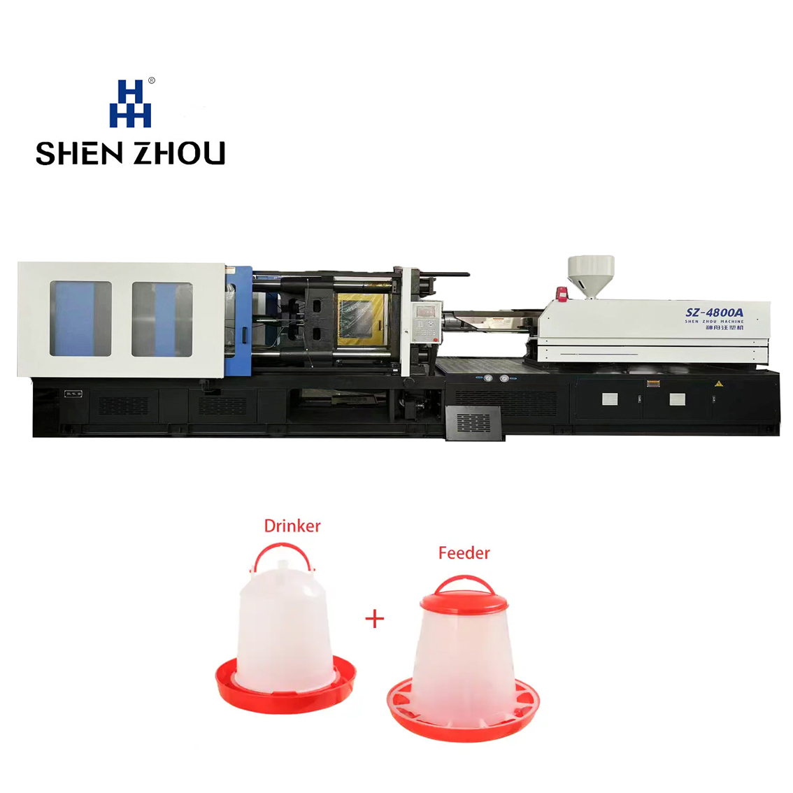 Plastic Chicken Feeders And Animal Drinkers Injection Molding Machine