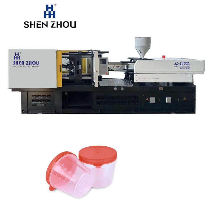 Plastic 30ml 40ml 60ml 100ml 120ml Disposable Specimen Urine Container Stool Cup Injection Making Molding Machine