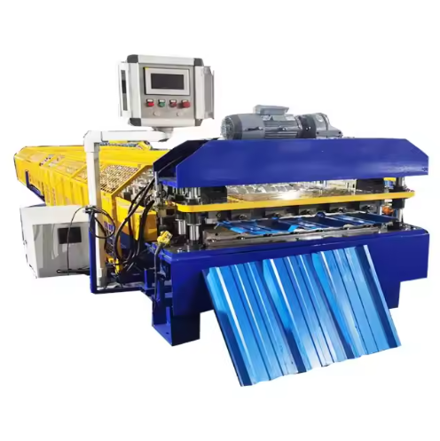 Tile corrugated steel roof roll forming machine tile forming machine