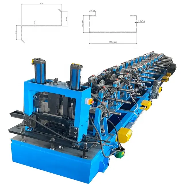 Forming Machine Professional Customized C Purlin Roll Forming Machine Z purlin Making Machine