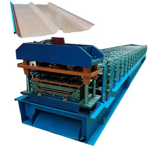 Professional manufacturer: vertical roof panel roll forming machine, glazed brick profile cold roll forming machine