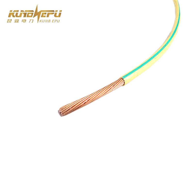 Kunb Lightning Protection Grounding Yellow&Green PVC Copper Stranded Wire