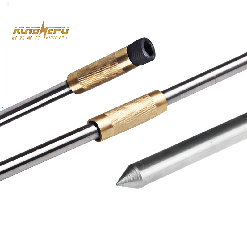 Kunb Power 304 Stainless Steel Lightning Protection Grounding Rod