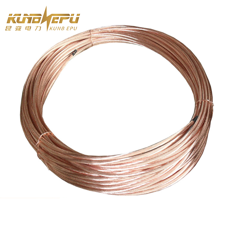 Kunb Bare Copper Stranded Wire For Lightning Protection And Grounding