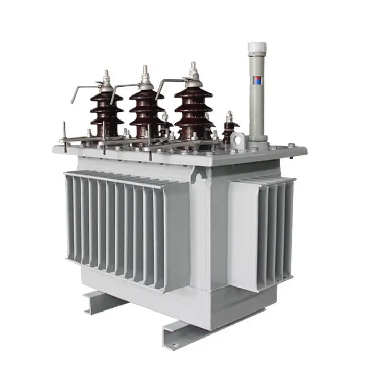 Modern Industrial Three Phase Transformers.