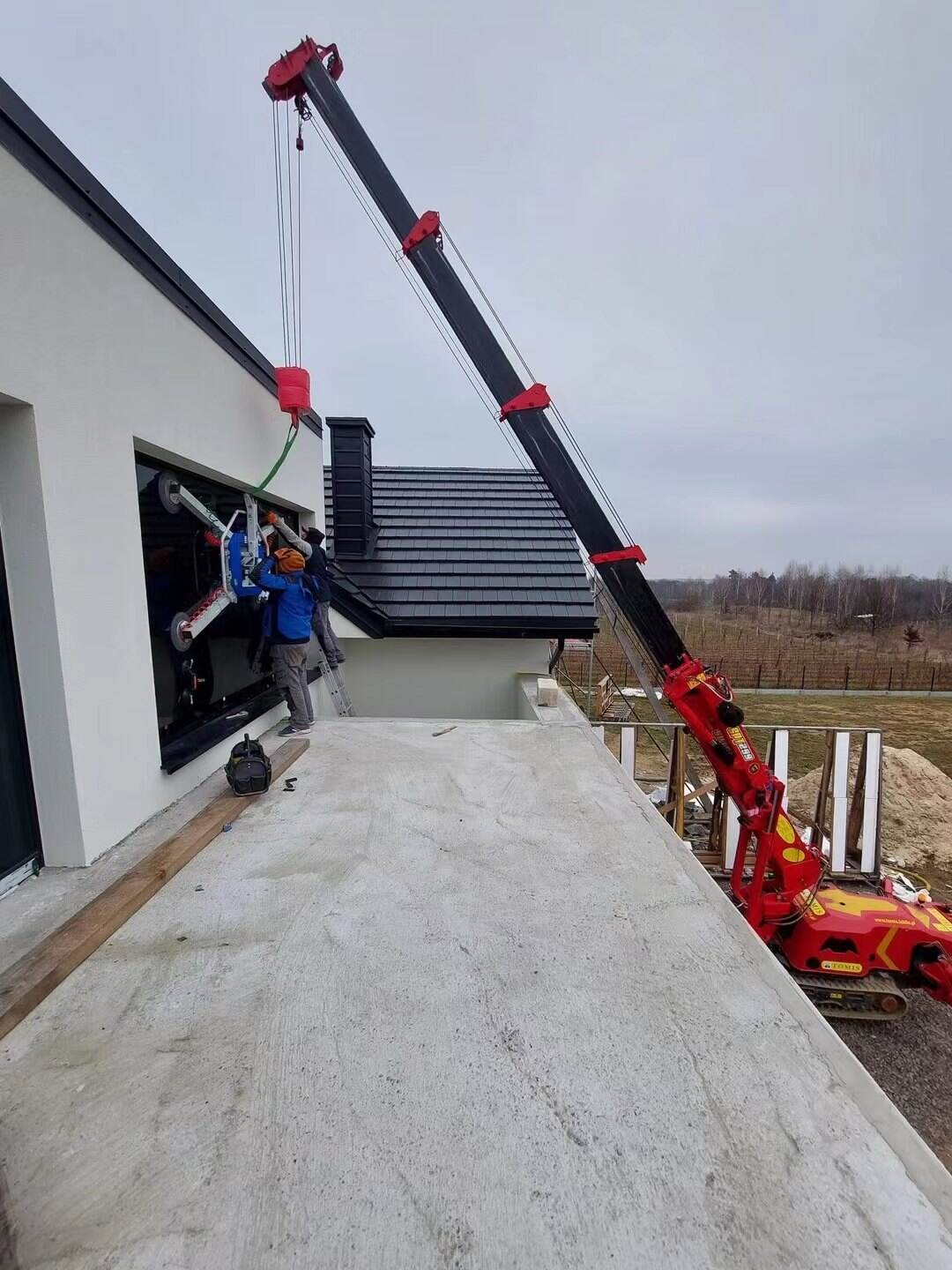 Elektrisk wire rope-kranheis for høyheisdrift i fabrikker