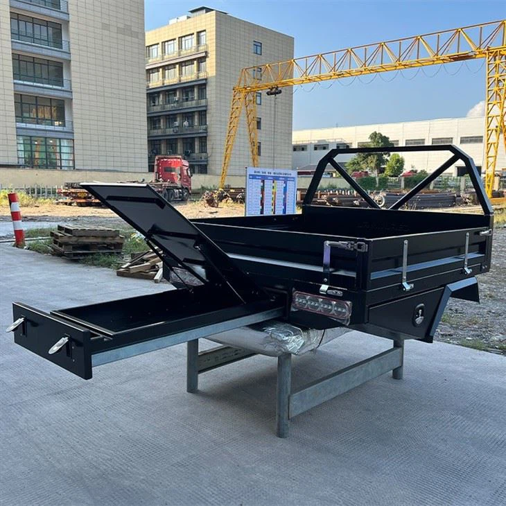 Heavey Duty Black Aluminium Tray for Hilux Dual Cab