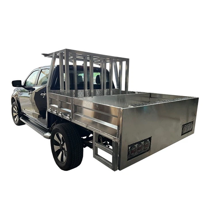 Customized Raw Finish Aluminium UTE Tray for Work Site