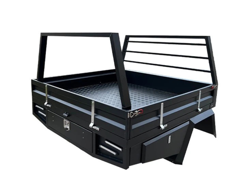 Adding dividers to custom ute trays improves cargo organization.