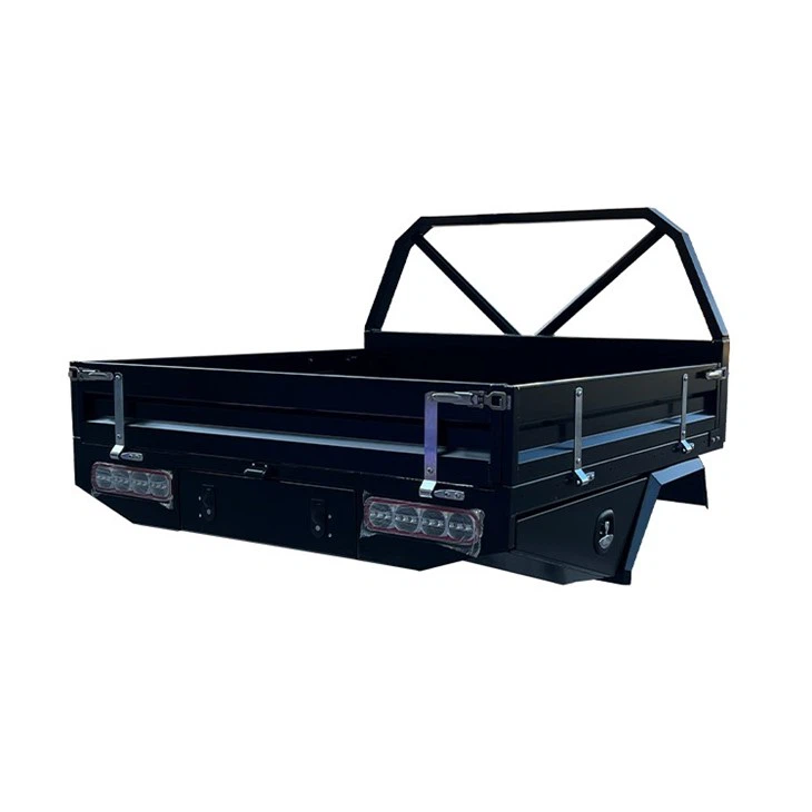 Heavey Duty Black Aluminium Tray for Hilux Dual Cab