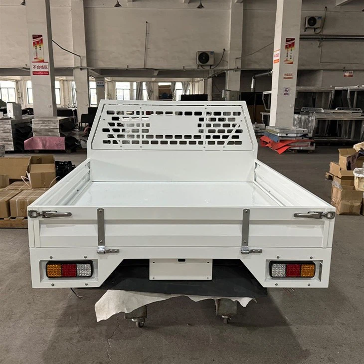 White Powder Coating Heavey Duty Steel Tray for Dual Cab