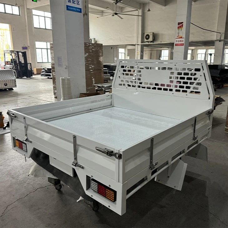 White Powder Coating Heavey Duty Steel Tray for Dual Cab
