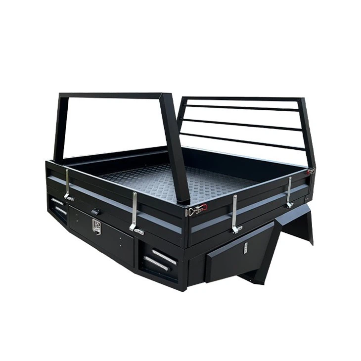 1800 Black Texture Powder Coating UTE Tray for Dual Cab