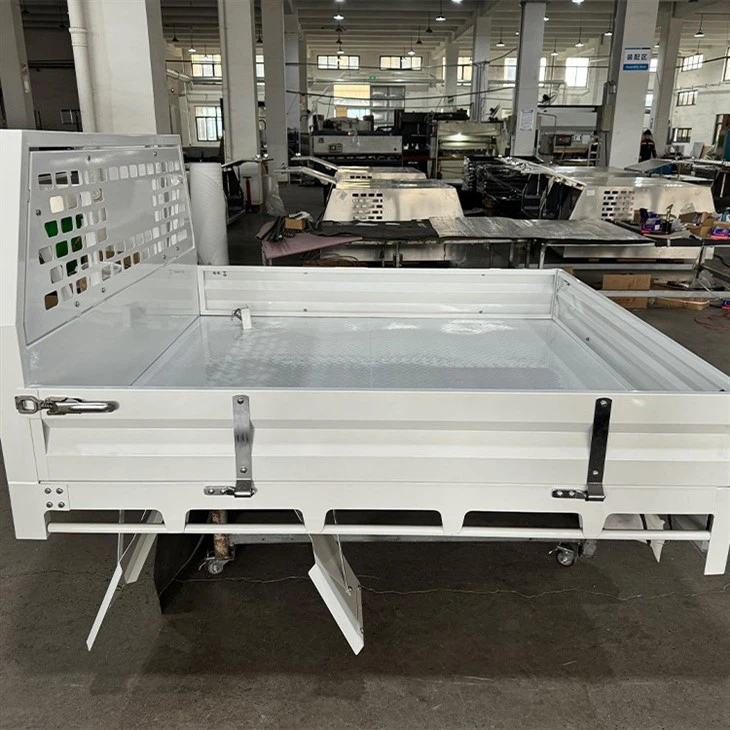 White Powder Coating Heavey Duty Steel Tray for Dual Cab
