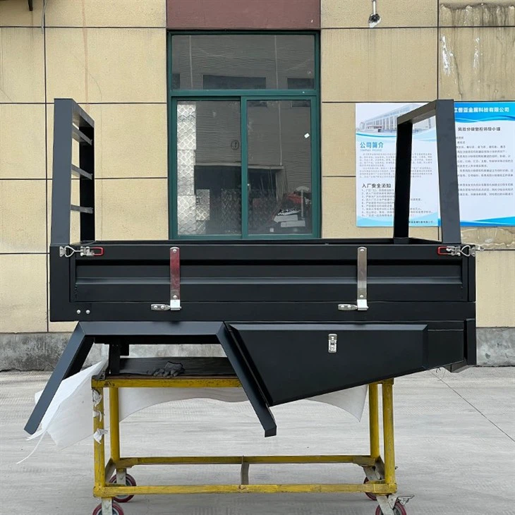 1800 Black Texture Powder Coating UTE Tray for Dual Cab