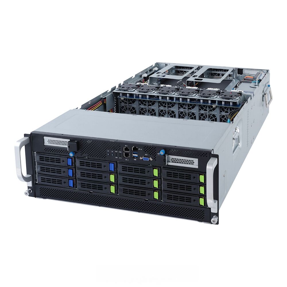 G492-HA0 4U GPU Server-Supports 10 PCIe Gen4 Accelerators/Dual Intel Xeon Scalable/High Performance Computing AI Training