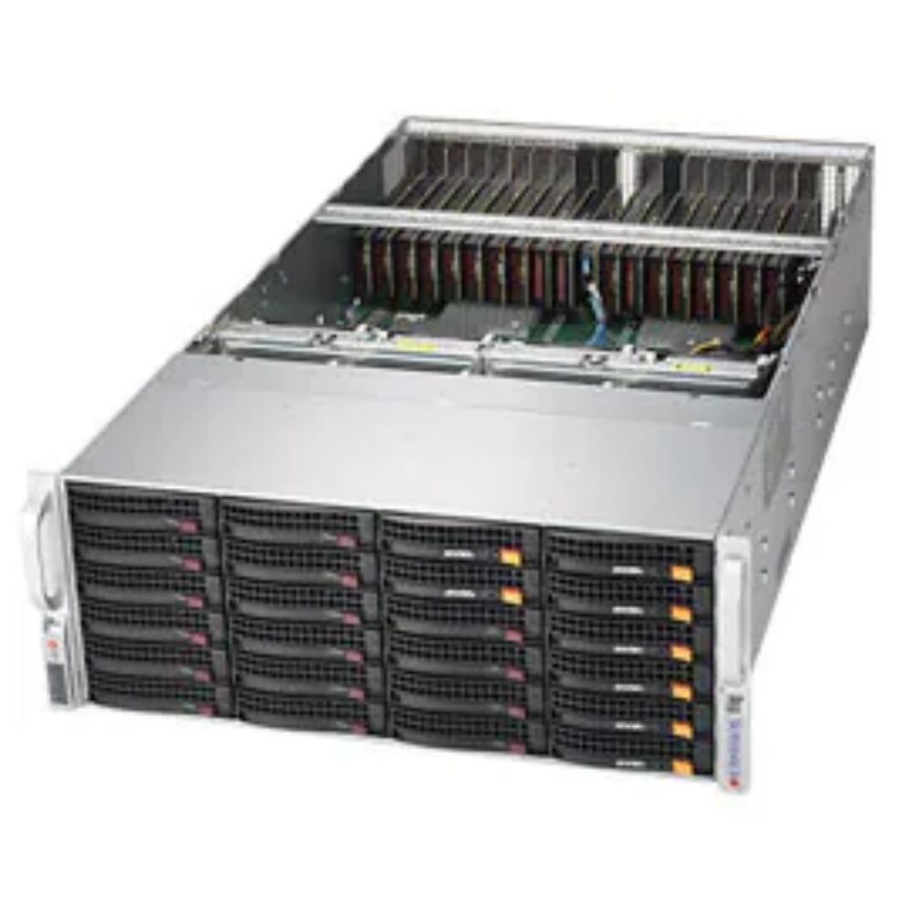 Supermicro 6049GP-TRT: Enterprise 4U Rackmount GPU Server, 20-Slot High-Performance AI Deep Learning Barebone System