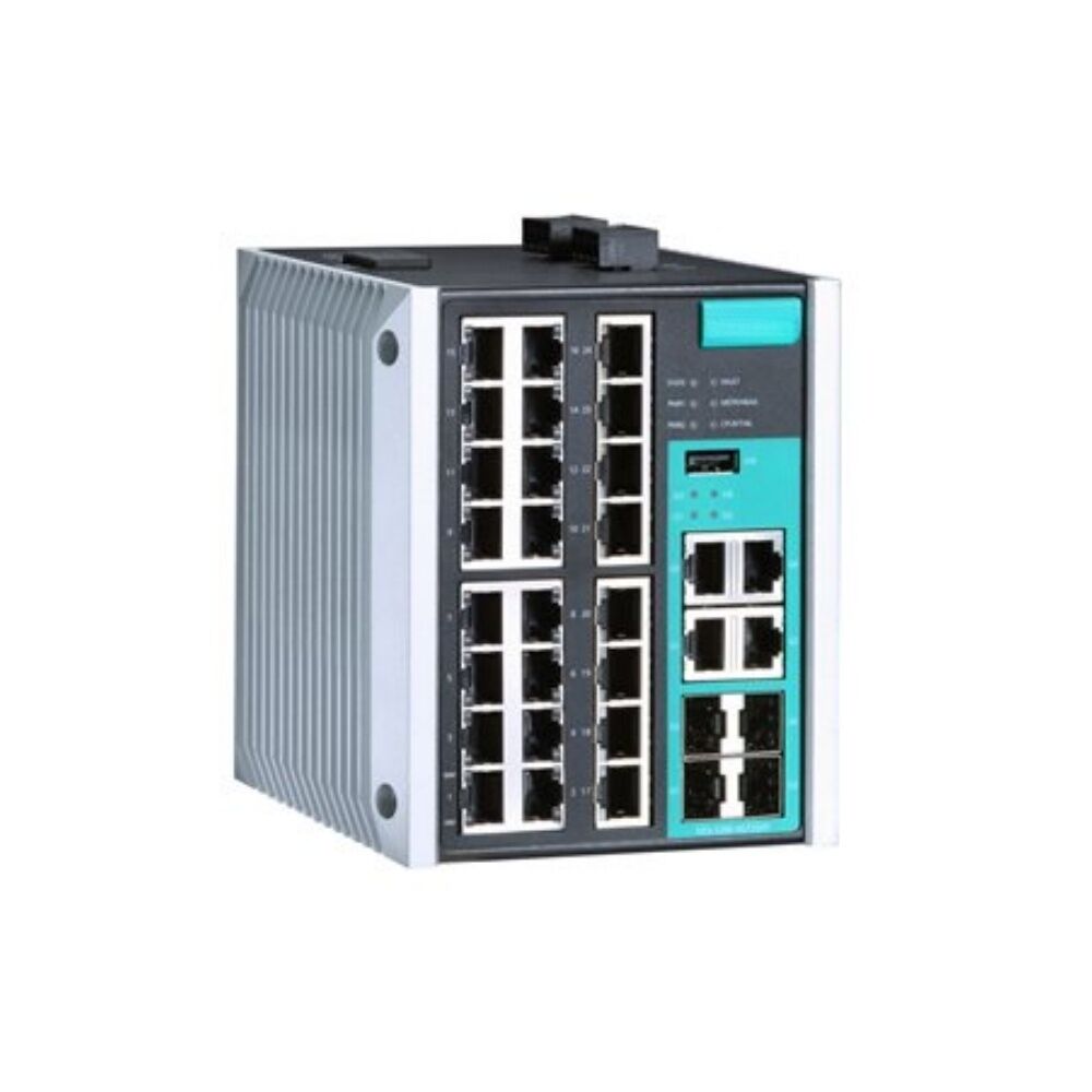 EDS-528E Series 24+4G-Port Gigabit Managed Ethernet Switches