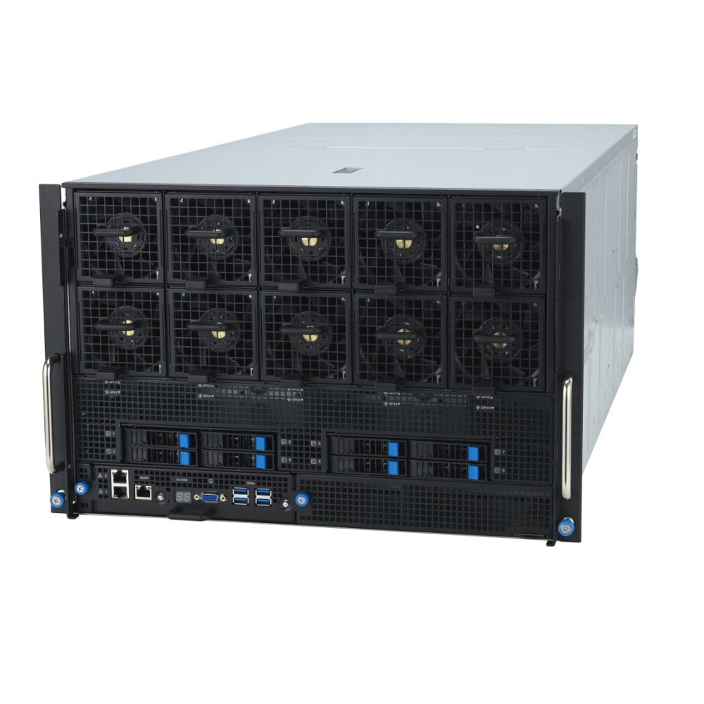 ESC N8-E11 بھاری AI ورکلوڈز کے لئے بہترین اختیار 7U ریک GPU AI سرور