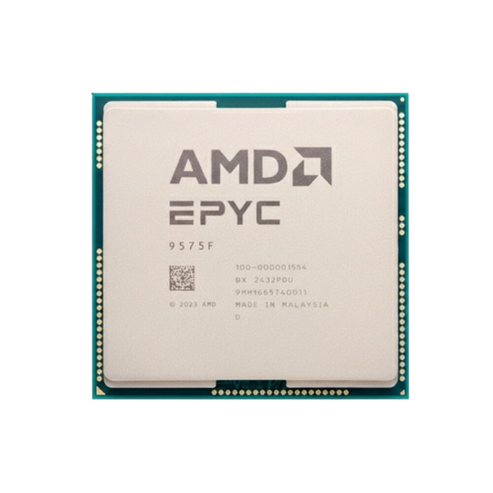 AMD EPYC 9575F High-Frequency Performance Server CPU - 64-Core/128-Thread 4nm Architecture