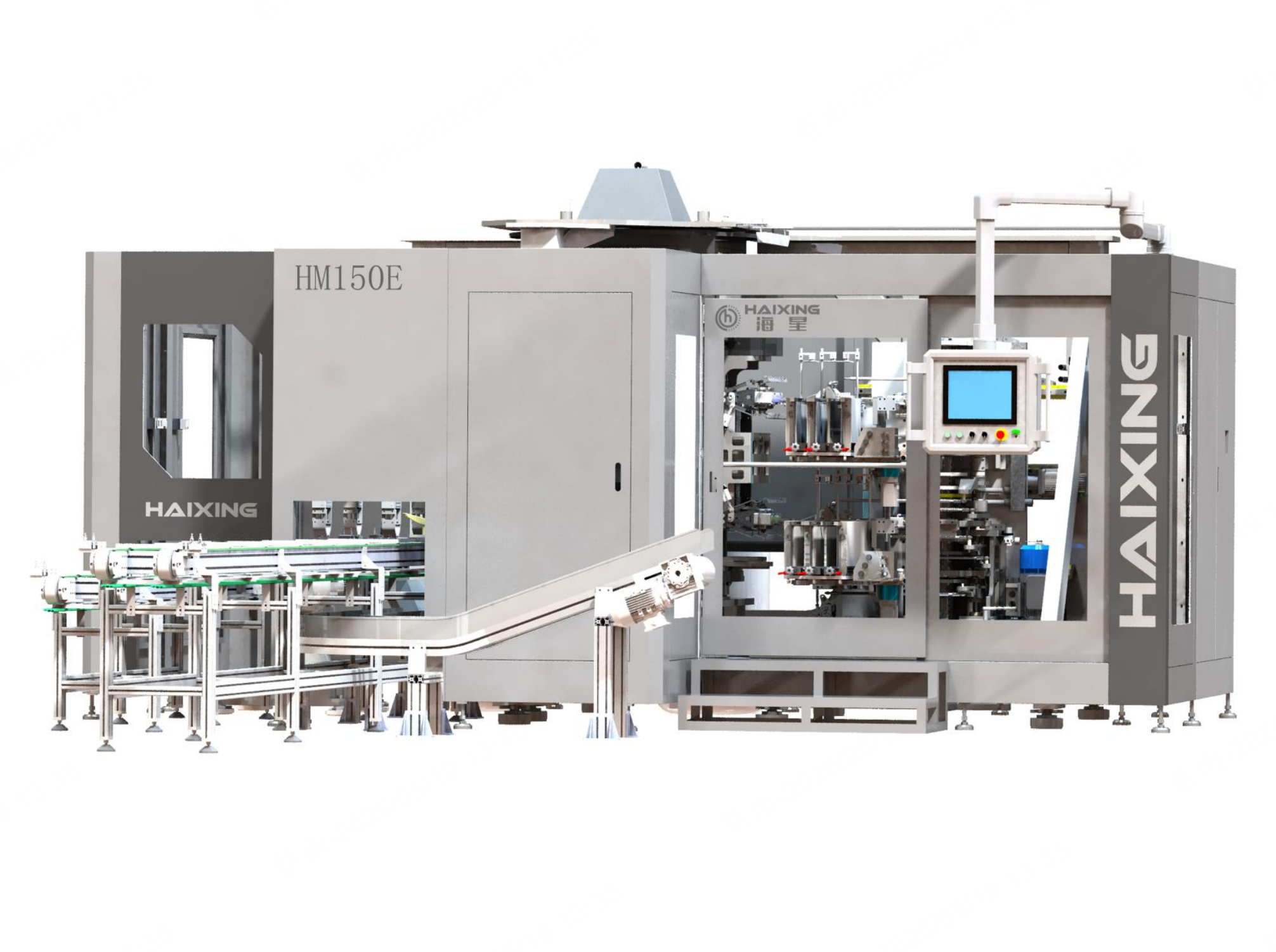 دستگاه افقی حفاری و پوشش‌دهی با دو سر و چهار ایستگاه HM150E