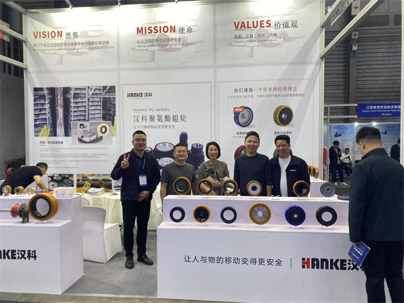 Hanke and Kinco meet at CeMAT ASIA 2025, Exploring Innovative Applications of Polyurethane Coating Wheels in Smart Logistics