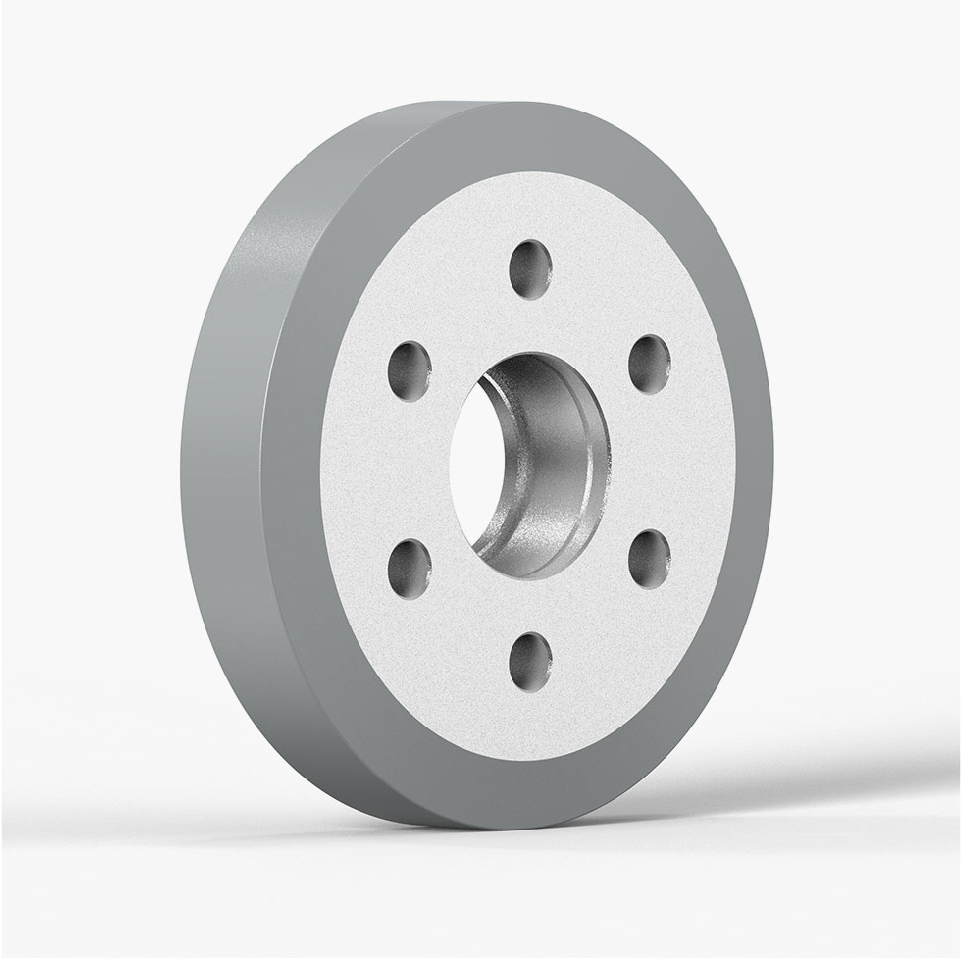 Polyurethane driven wheel