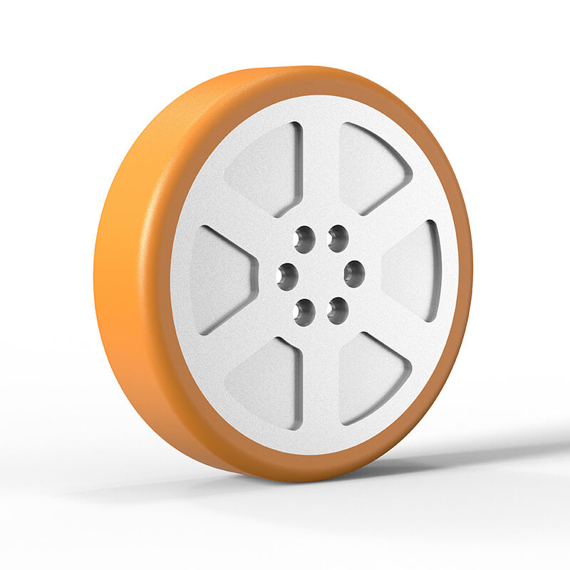 GSFD სერია - ლურსმანიანი პოლიურეთანის მოძრავი ბორბალი