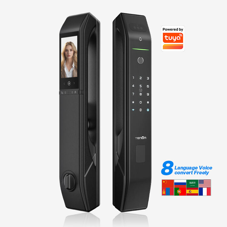 Automatic Smart Fingerprint Door Lock with Face Scan D7pro