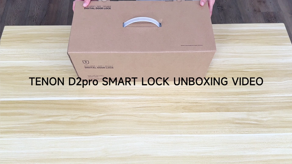 TENON D2prO SMART LOCK UNBOXING