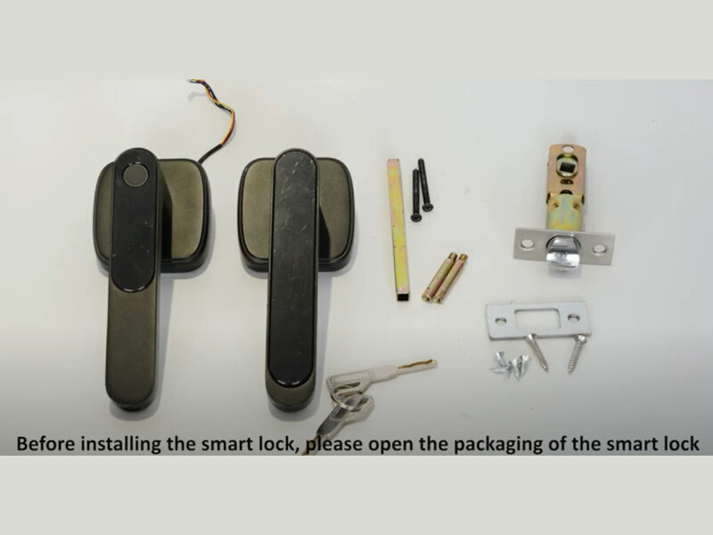 Tenon Smart Door Lock Anpassung, K1 Fingerabdruck-Türschloss Installation