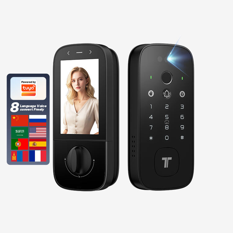  Smart Electric Digital Lock with Fingerprint Palm Vein Recognition Card for Home Tenon K10 Pro