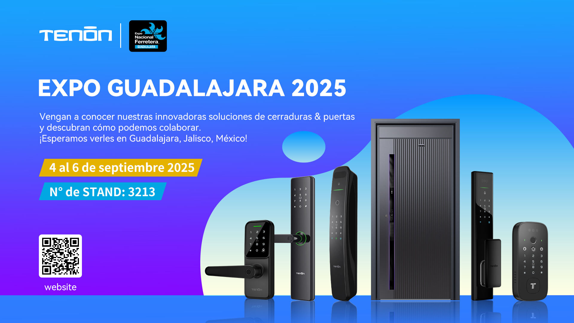 Tenon to Showcase Cutting-Edge Smart Lock Solutions at Expo Nacional Ferretera 2025