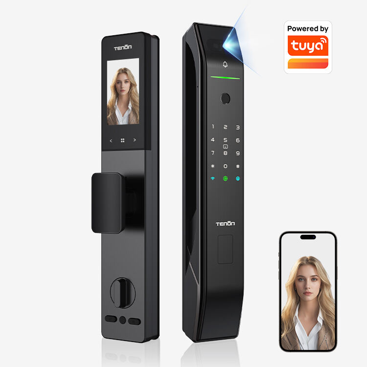 3D Face Scan Smart Door Lock with Tuya WiFi Network Unlocked Tenon D2 Pro