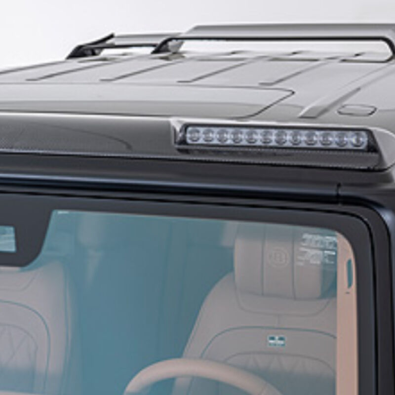 BRABUS Roof Add-On Part – Carbon Fiber with LED High Beams (Glossy/Matte Finish)